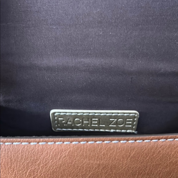 Rachel Zoe Tan Crossbody Bag with Curved Flap - Picture 9 of 9